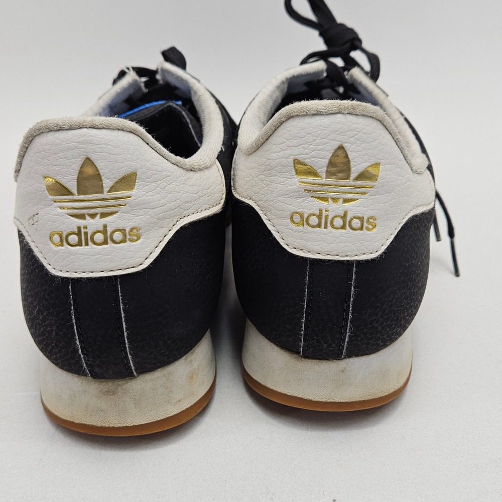 Adidas Samoa Mens Black White Gum Sole C77038 Size 10 Low Top Retro year 2015 - Picture 5 of 13